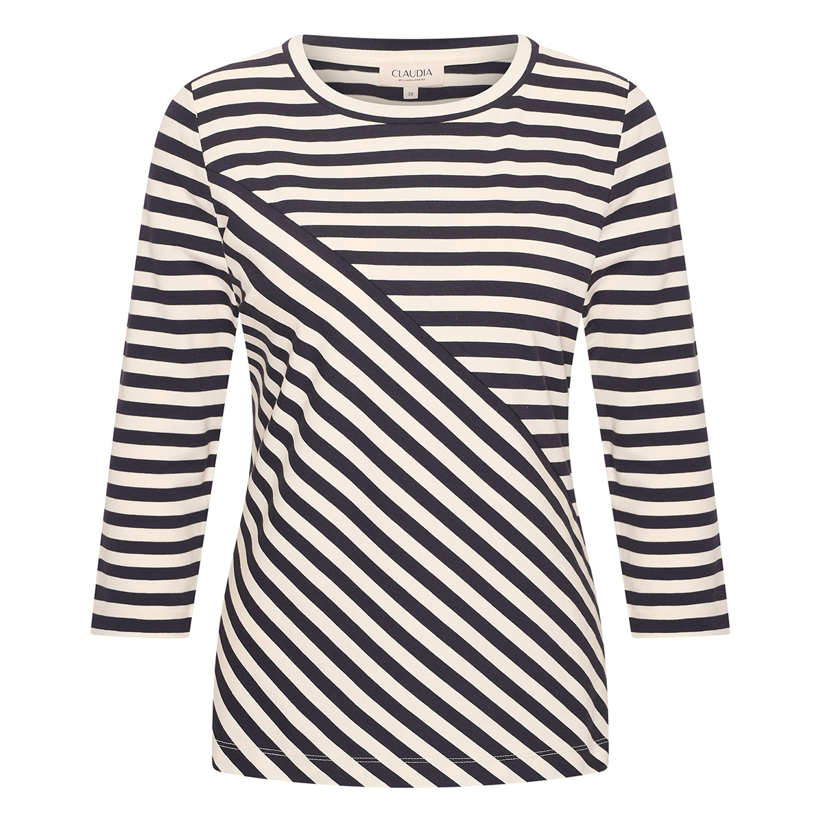Dames Blouse 25015 blouse streep oversized
