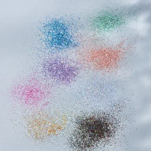 Moon Glitter Holographic Glitter Shakers Silver