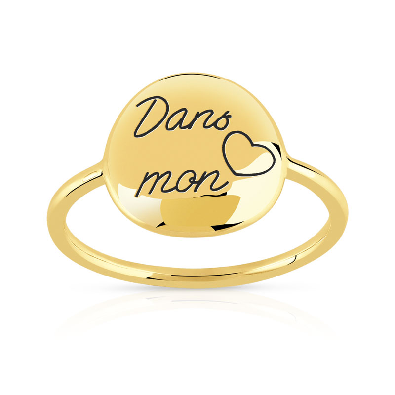 Bague or 375 jaune