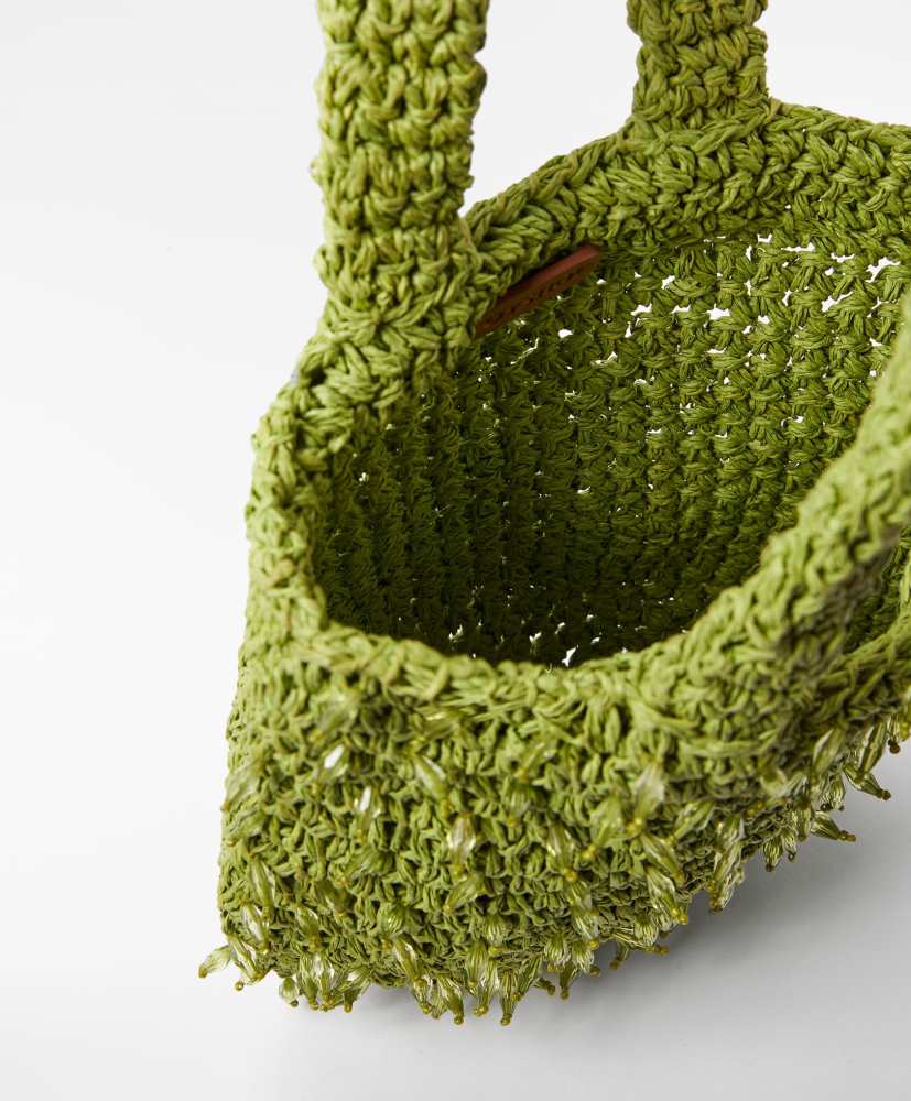 Bolsa pequena com aplicações