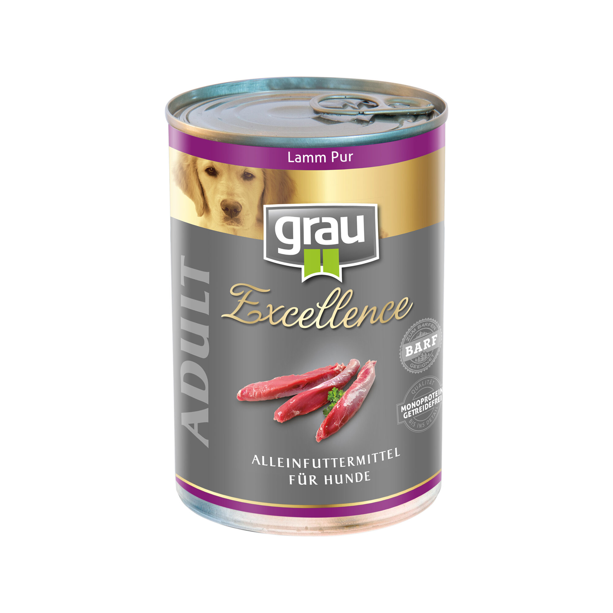 Grau Excellence Adult Puur Hondenvoer - Lam - Blik