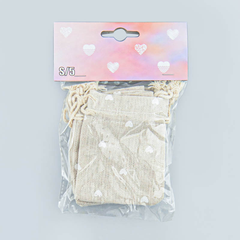 5 sacs en coton
