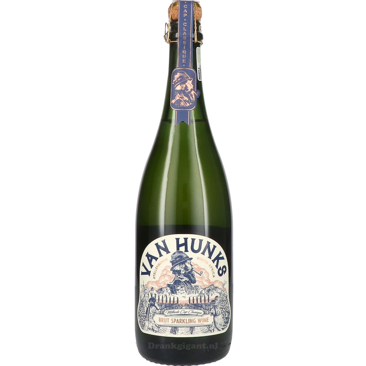 Van Hunks Brut Sparkling Wine 75 cl
