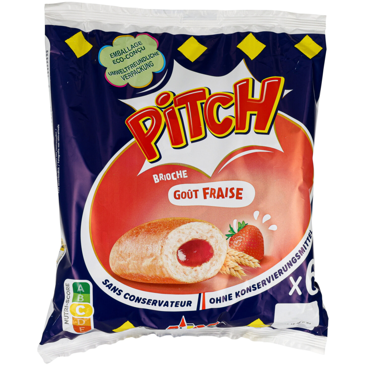 Pasquier Pitch Erdbeer 6 Stück