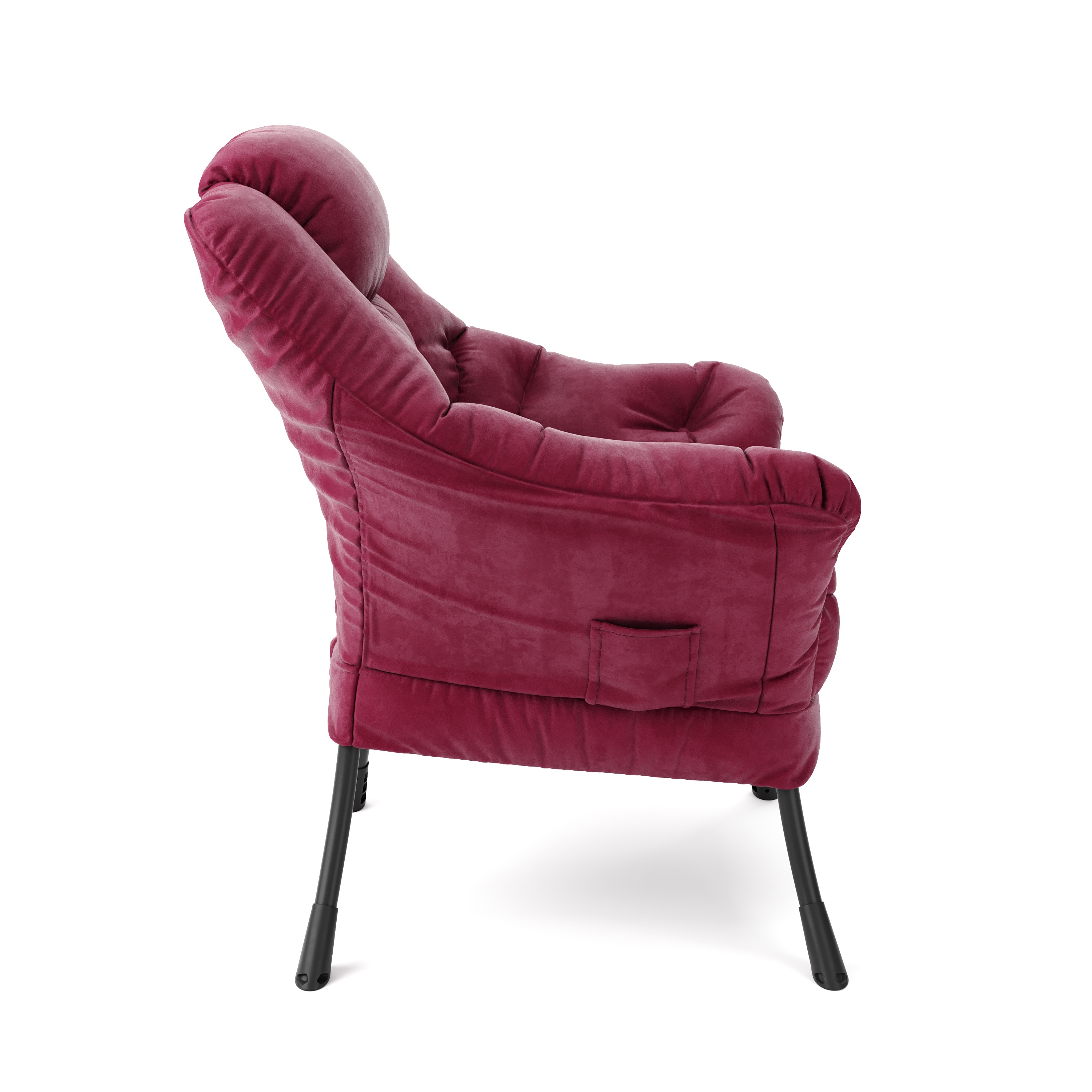 Sessel Samt SARY bordeaux