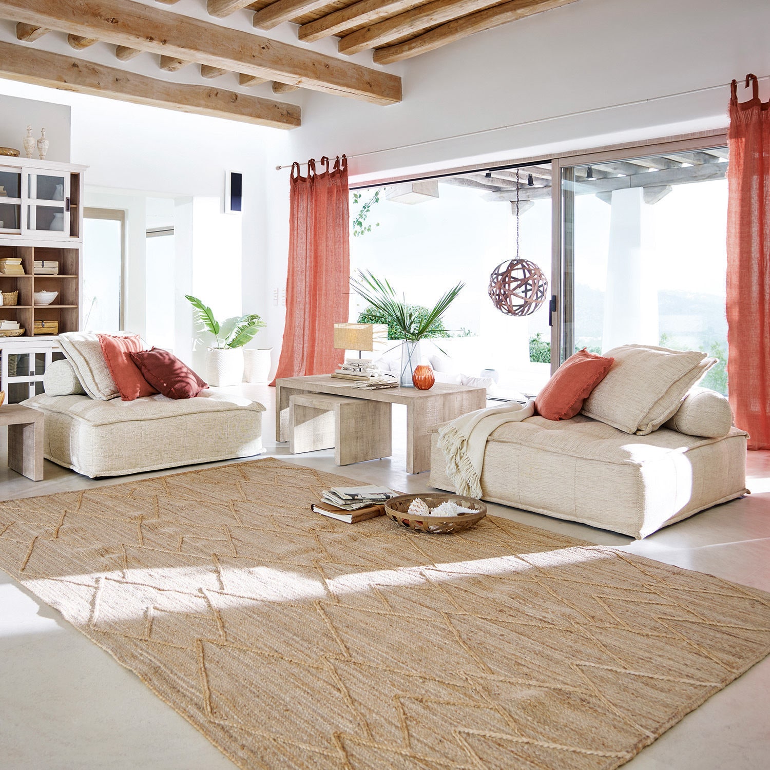 Loungesofa Tesshill leinen