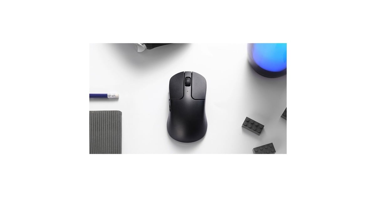 KeychronM3 Mini Wireless gaming muis  (Zwart, 100 - 26.000 dpi, 1000Hz, 2.4 GHz / Bluetooth / USB)