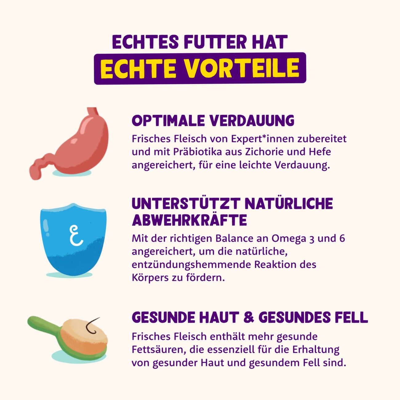 Edgard & Cooper Nassfutter Hund, Adult, Lamm und Rind 6x800 g