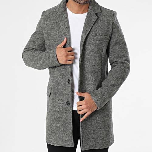 Manteau Gris Chiné