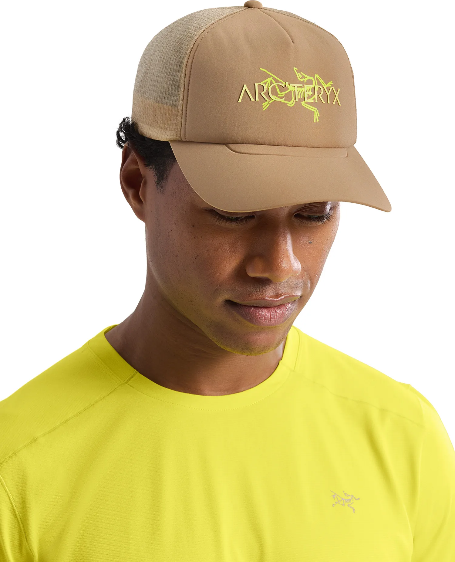 Arc'teryx Bird Word Trucker Hat Canvas / Euphoria