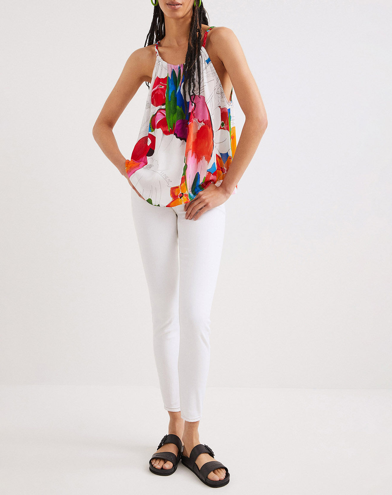 Desigual Top Mya blanc
