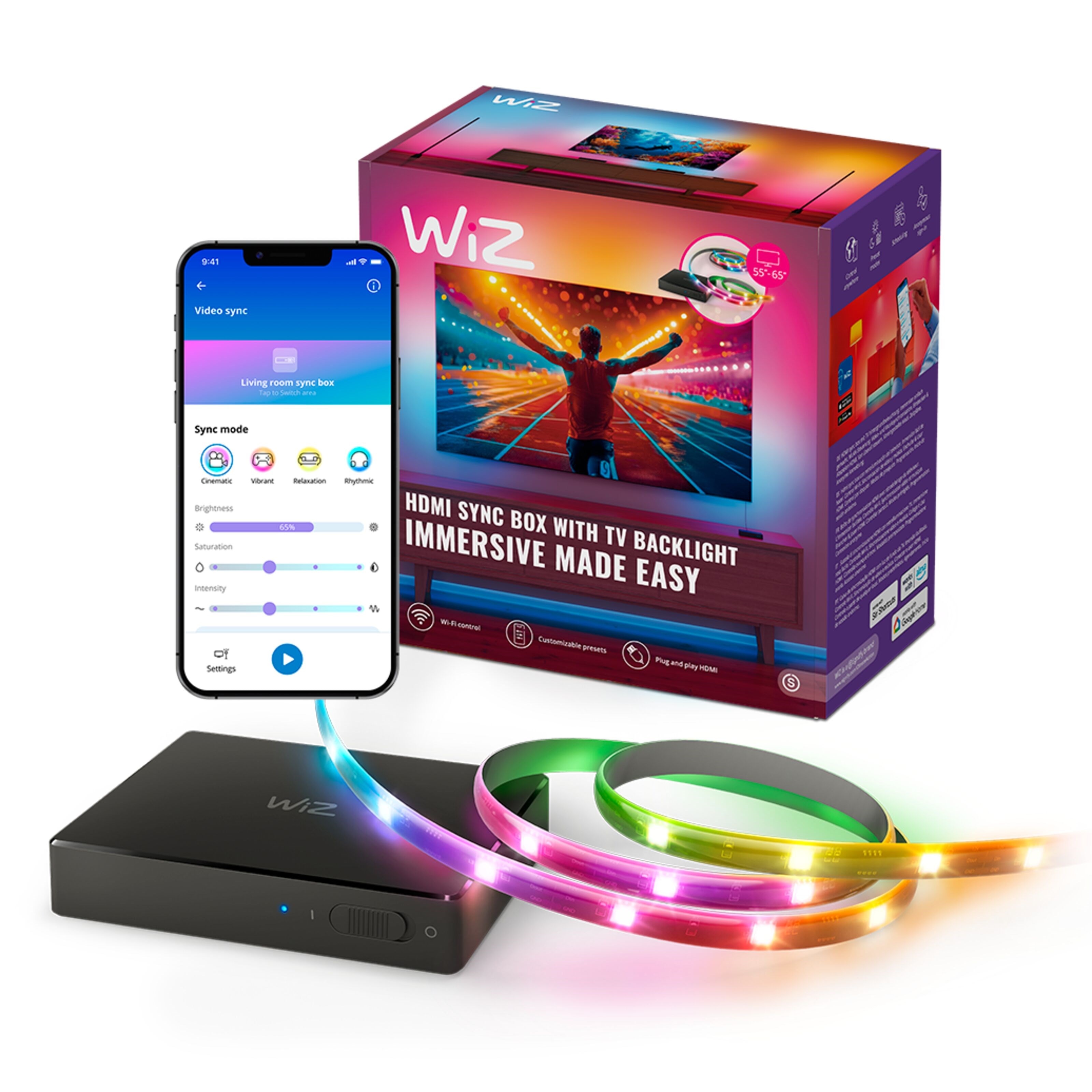 WiZ Sync box starter kit 55