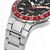 Jacques Lemans Herrenuhr Hybromatic Steel Red Black 1-2109F