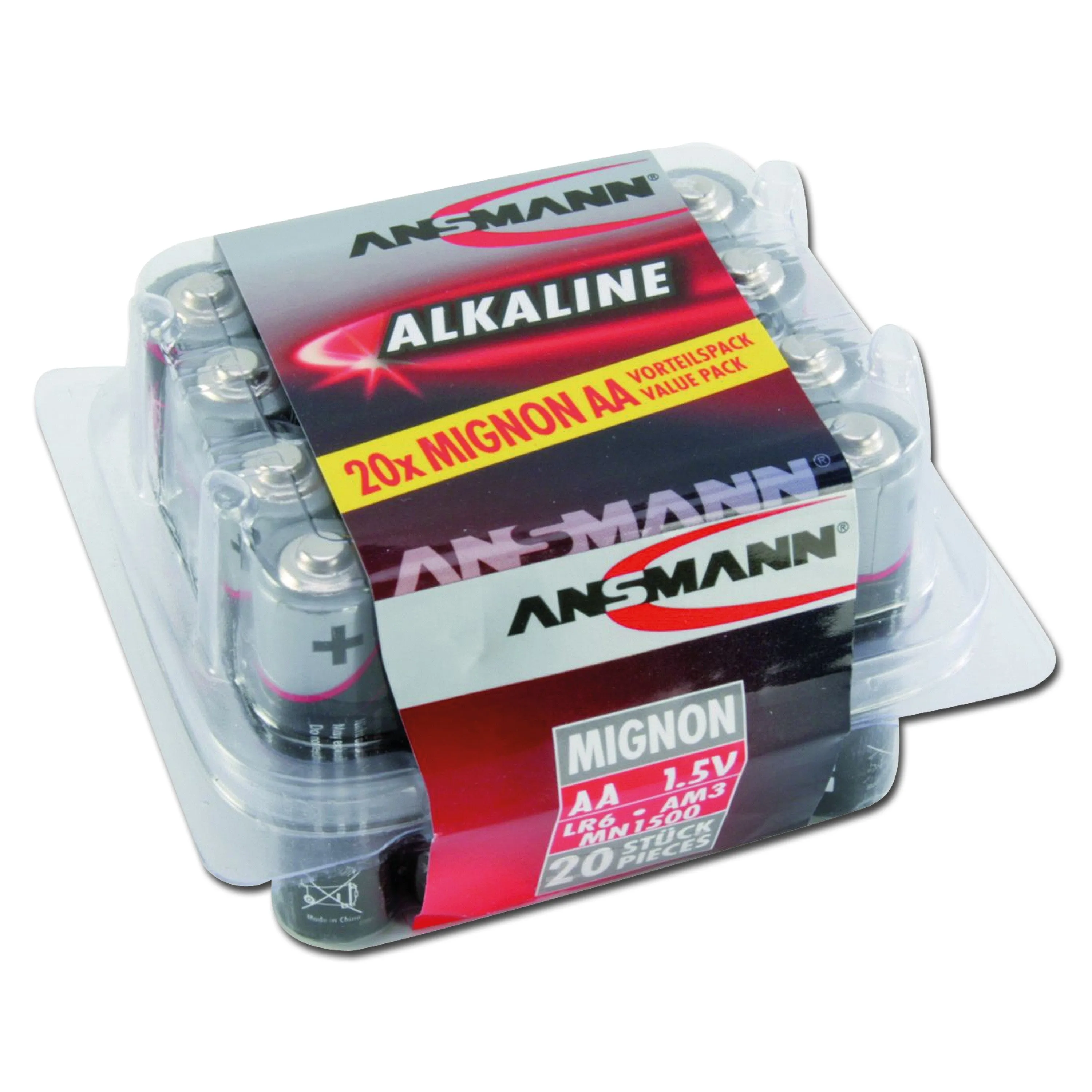 Ansmann -  Batterie Mignon AA Red-Line 20er-Box