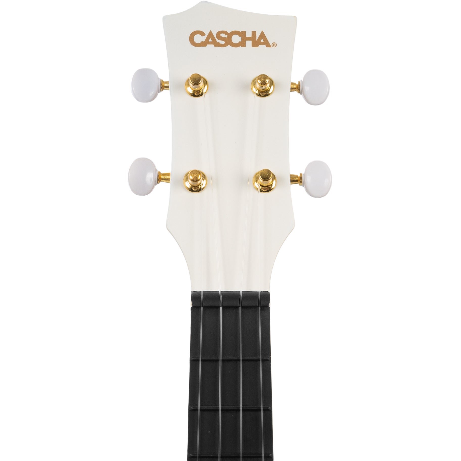 Cascha HH 2286 carbon fiber concert ukelele set wit