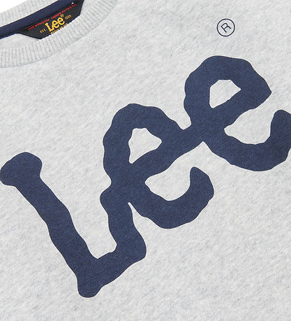 Lee Sweatshirt - WobBlå Graphic - Gr?