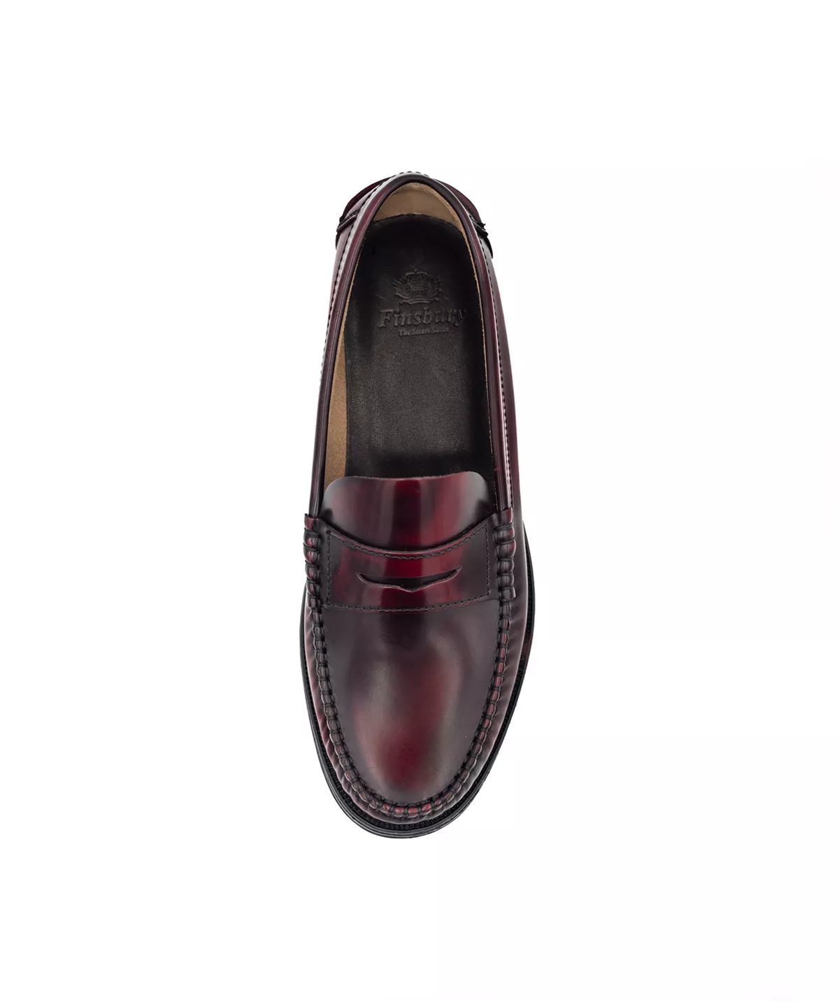 Mocassin Manhattan Bordeaux Lisse