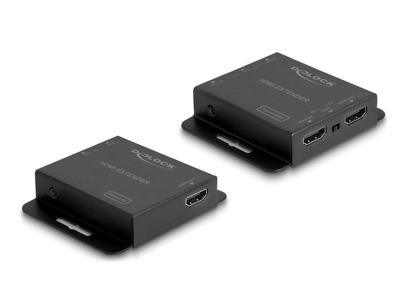 Delock HDMI Extender Set 4K 30Hz Delock HDMI Extender Set über Cat.6 Kabel 4K 30 Hz