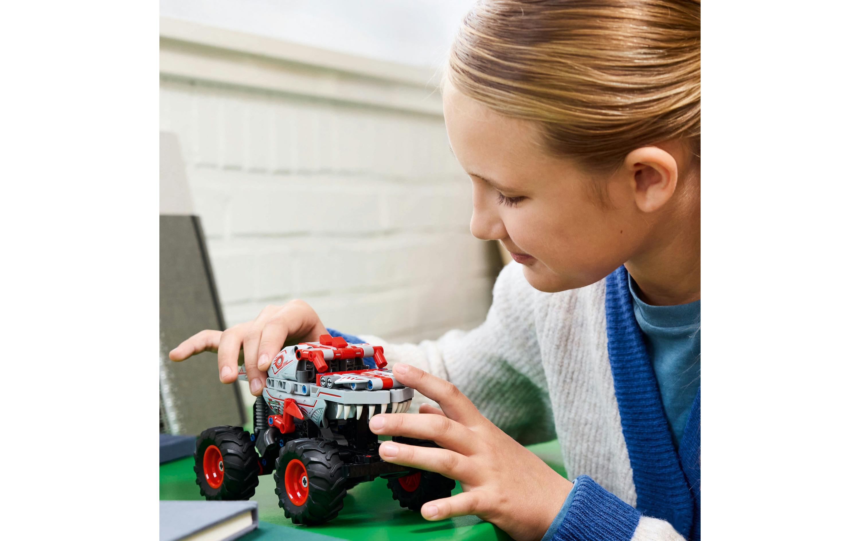 Technic Monster Jam ThunderROARus 42200Monstertruck-Bauset mit Rückziehmotor für Monster Jam Spass