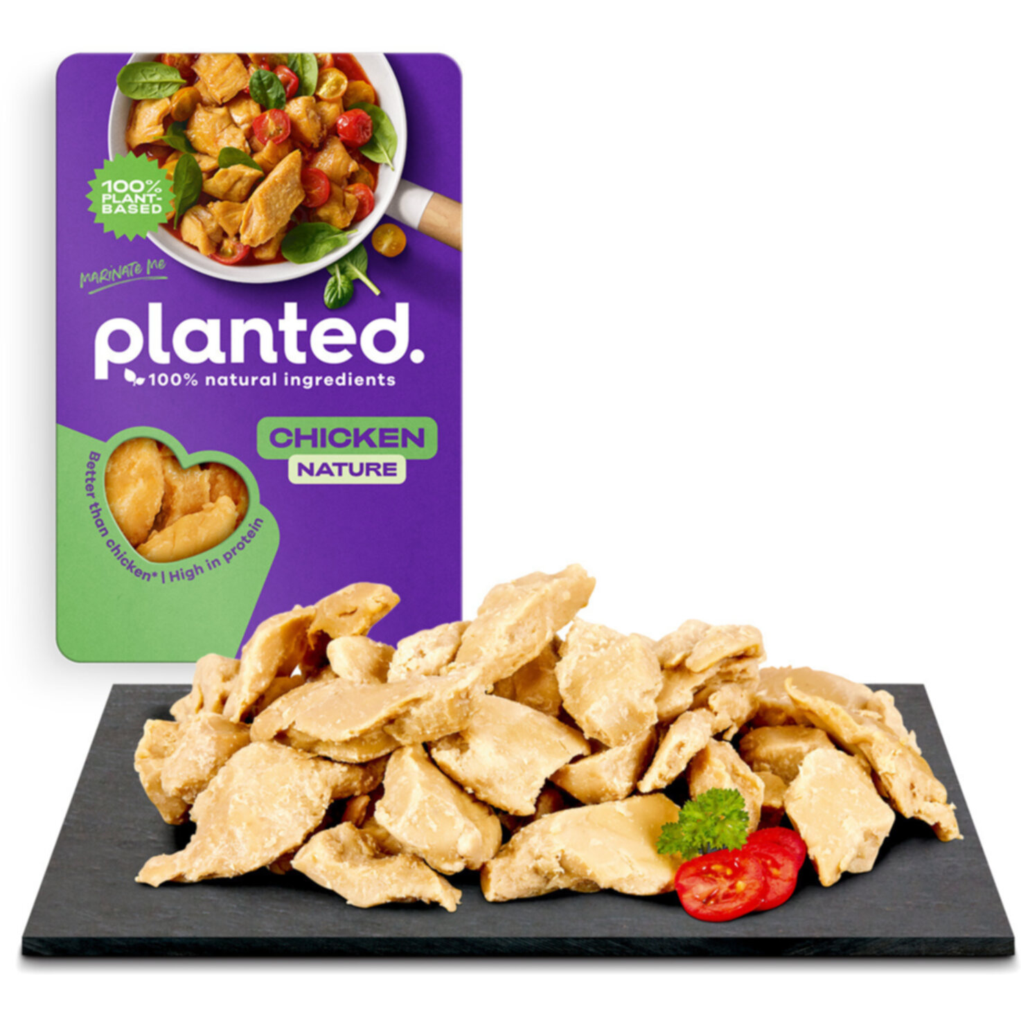 Planted vegane Alternative zu Poulet Natur -