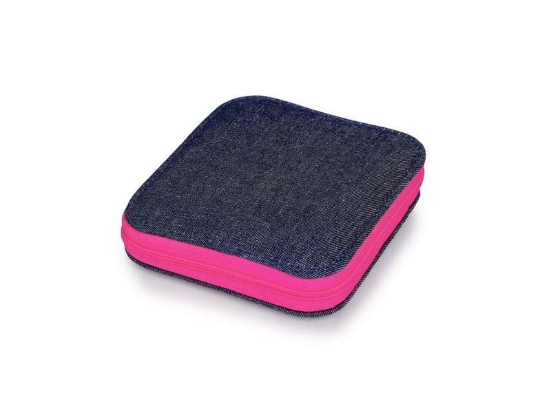 Prym Nähset Travel Box Jeansblau/ Pink Praktisches Nähset für die Reise