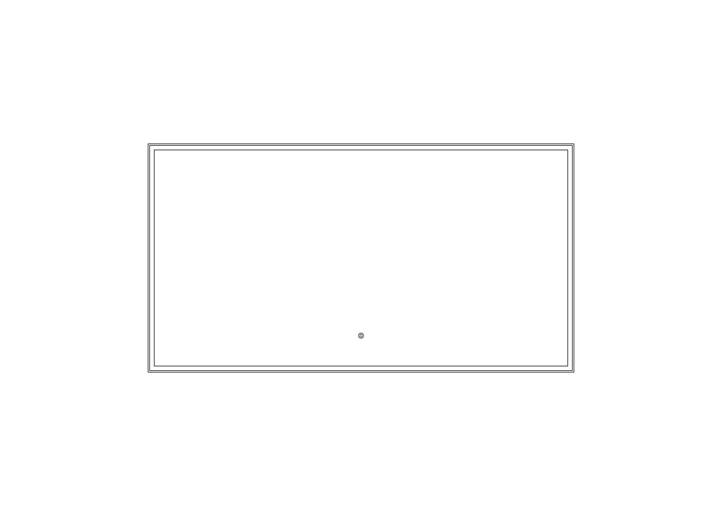 Thebalux M26 spiegel 140x75cm met verlichting en verwarming mat zwart