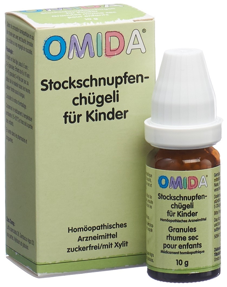 Omida Stockschnupfenchügeli für Kinder Glob ohne Zucker Fl 10 g
