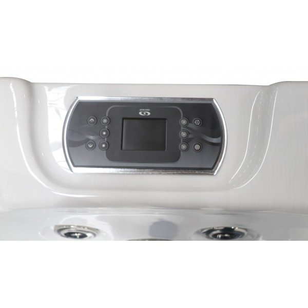 Badstuber Menorca outdoor whirlpool 5 persoons wit