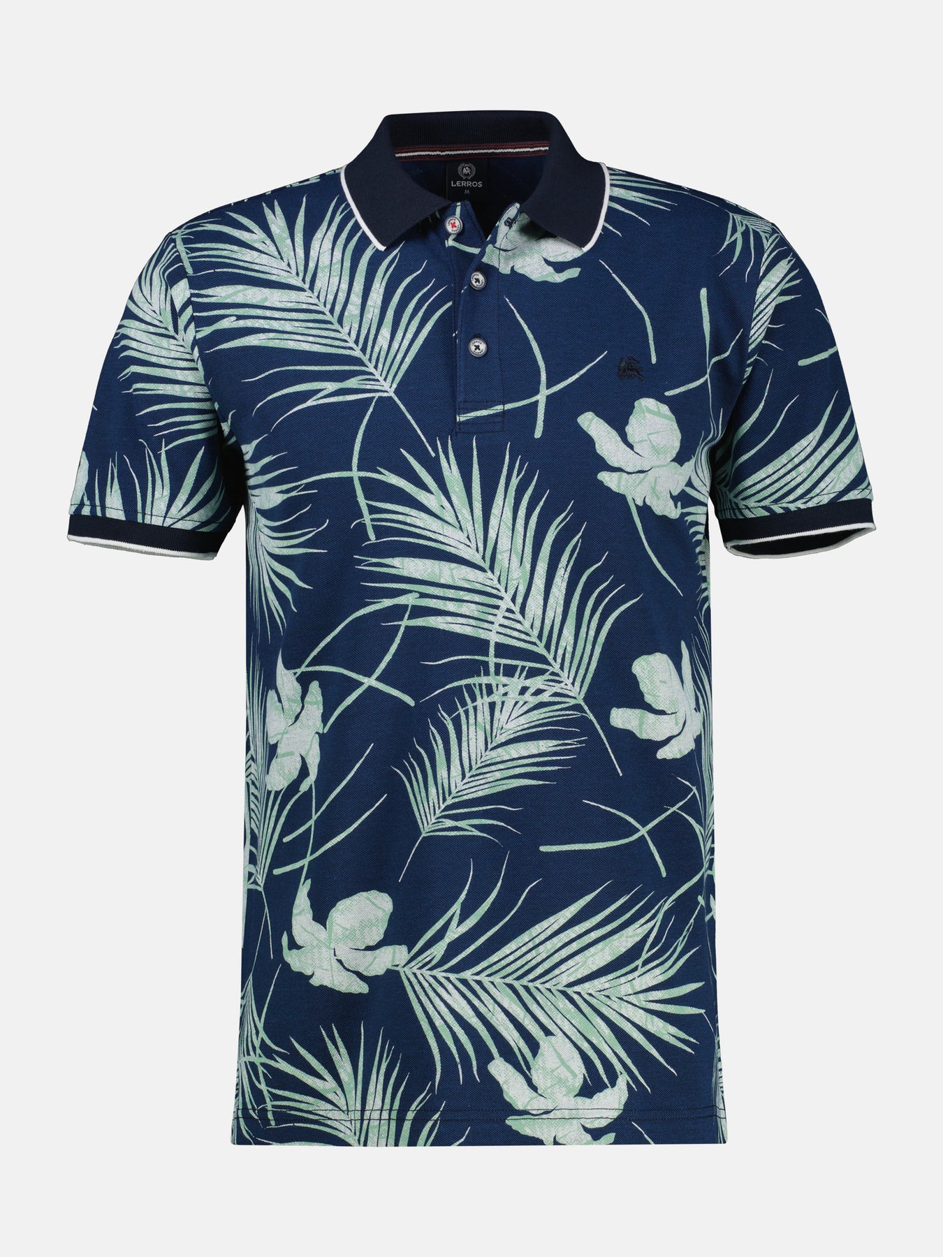 Modisches Poloshirt, sommerlich gemustert