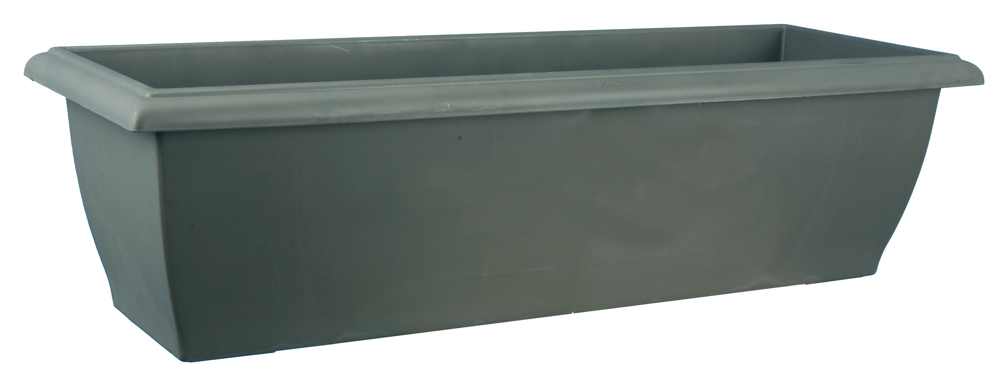 JARDINIERE EVOLUTION GRANDE L.84CM GRIS 22L