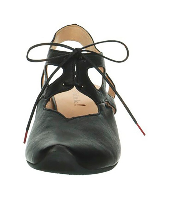 Think! Slingpumps »DAMEN«  , Schnürpumps, Sommerschuh, Trichterabsatz, mit feiner Musterung