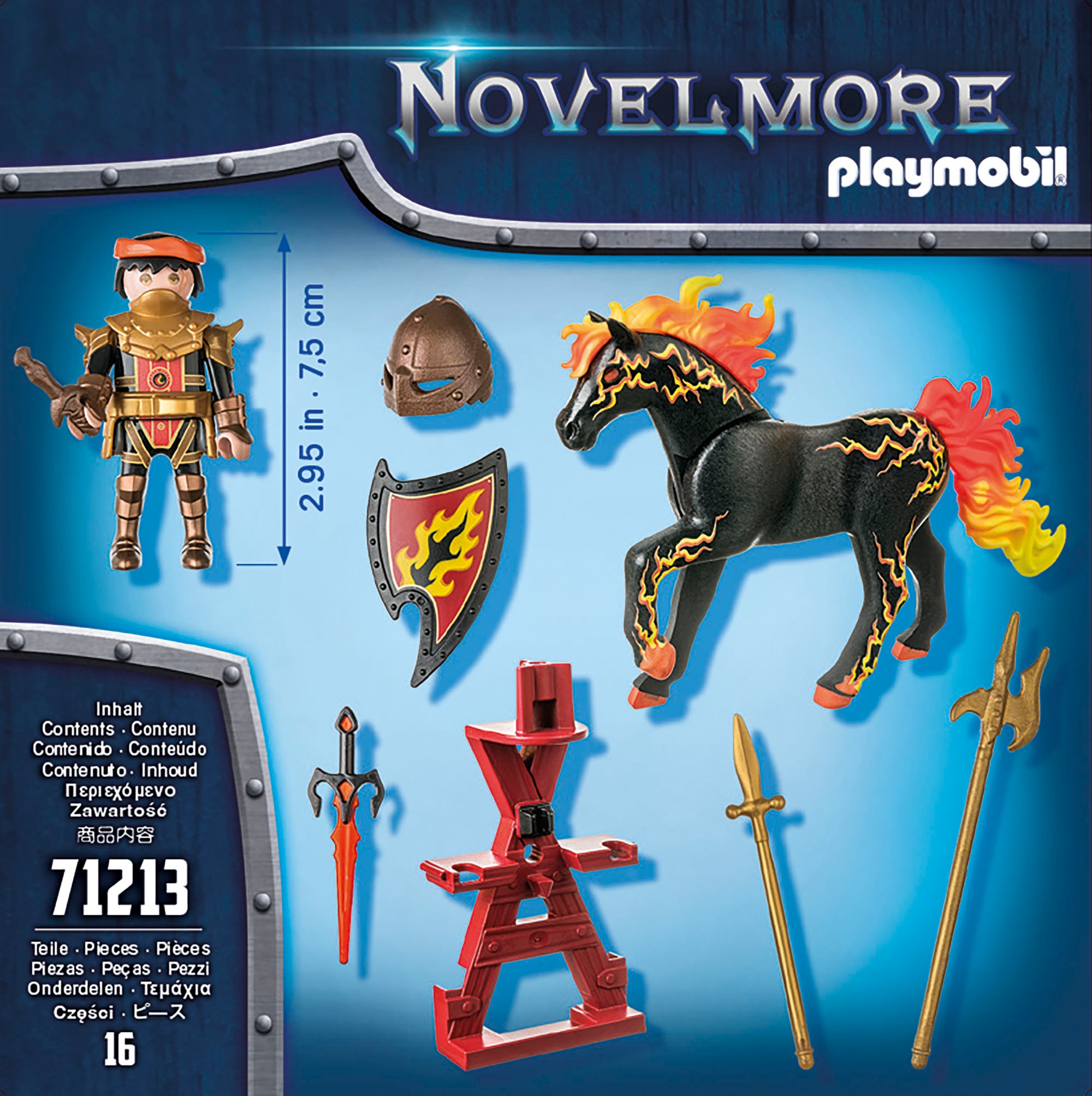 Playmobil® Konstruktions-Spielset »Burnham Raiders - Feuerritter (71213), Novelmore« Made in Europe
