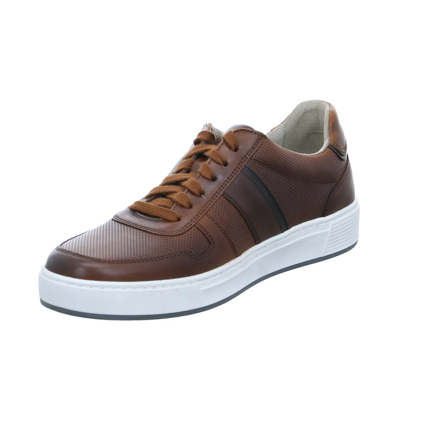 PIUS GABOR Halbschuhe Sneaker Cognac Leder