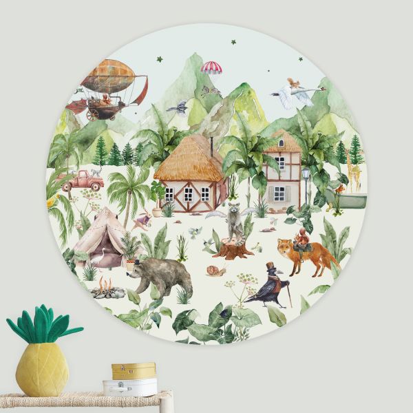 Creative Lab Amsterdam The Magical Village Behangcirkel 95 cm