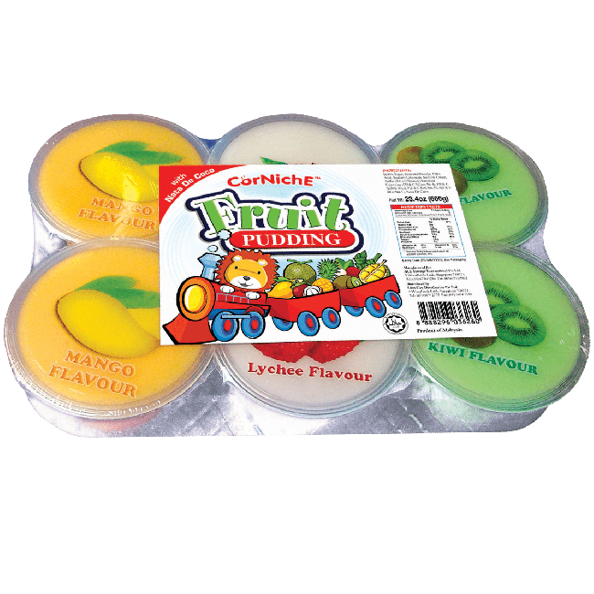 Corniche Mixed Pudding met Nata de Coco 6x110g