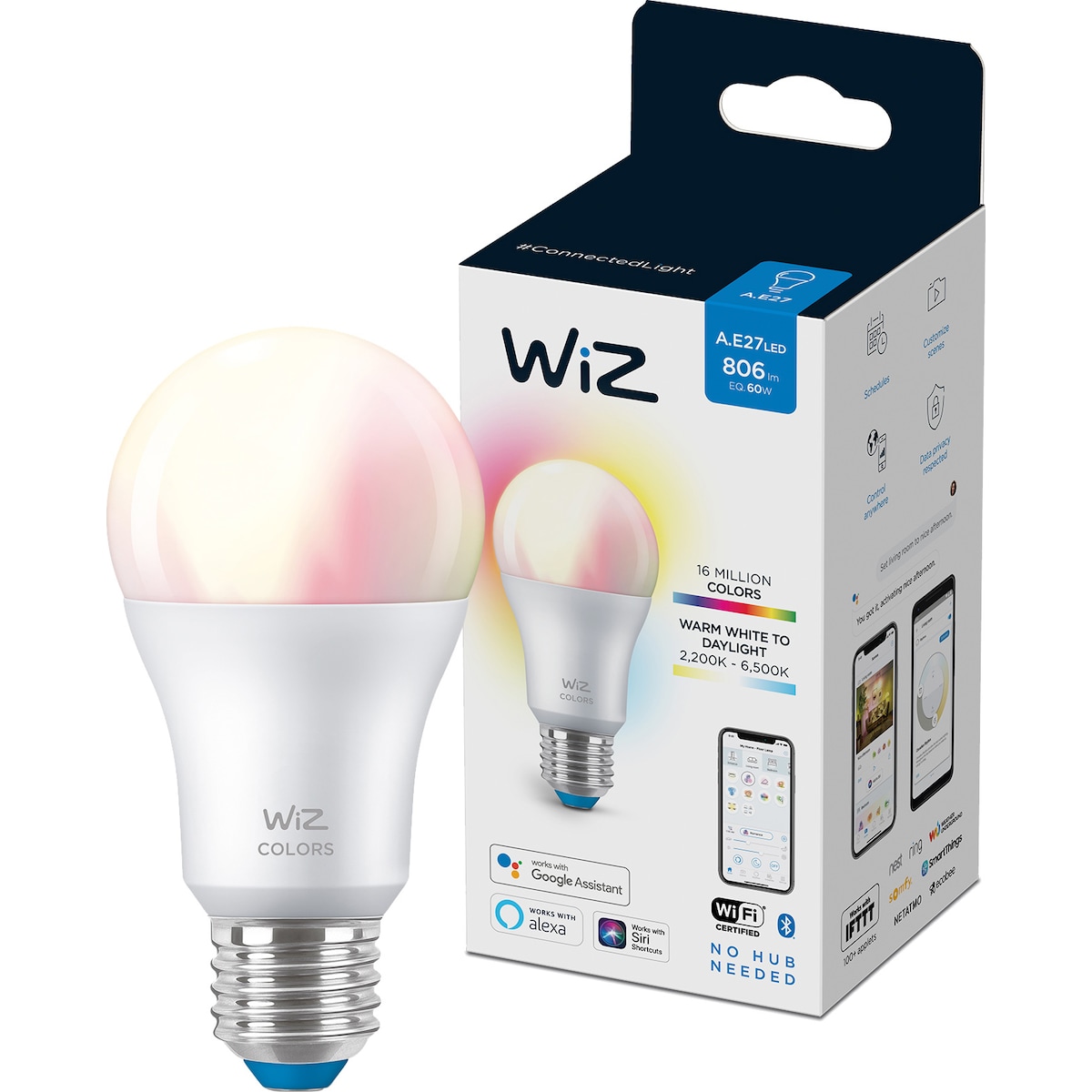 Wiz Light LED-pære 8W E27 871869978705900