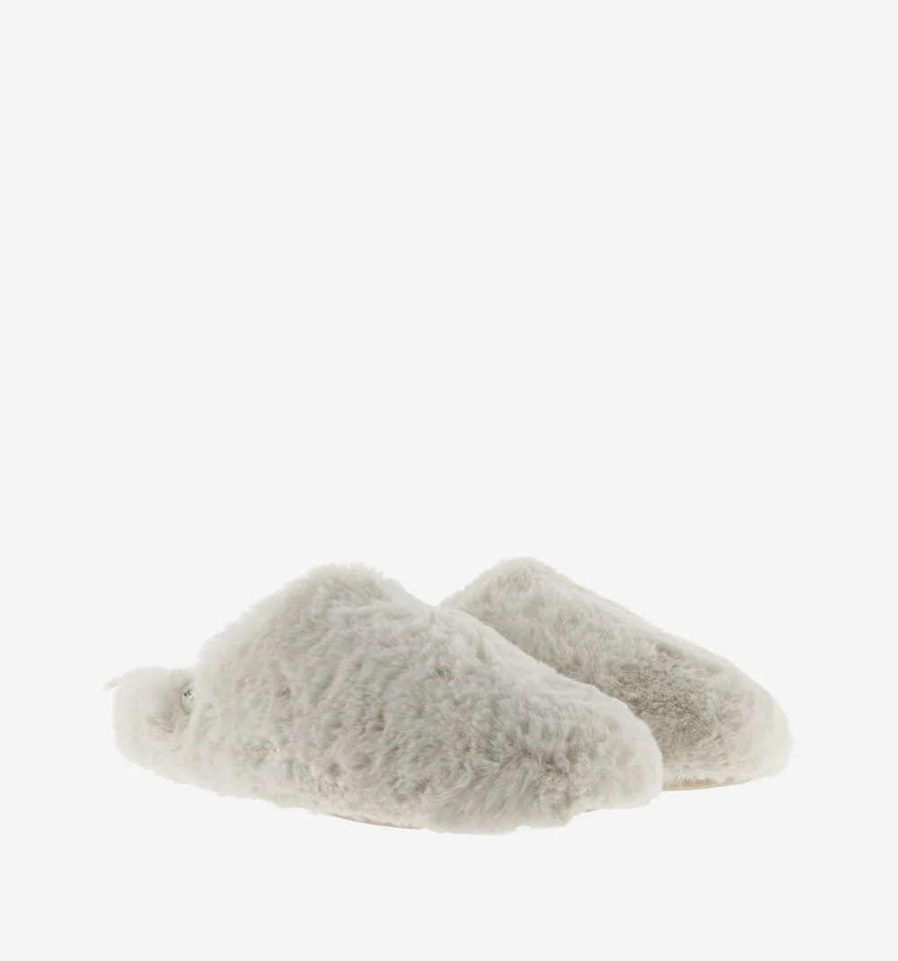 NORTE SOFT FUR SLIPPERSBEIGE