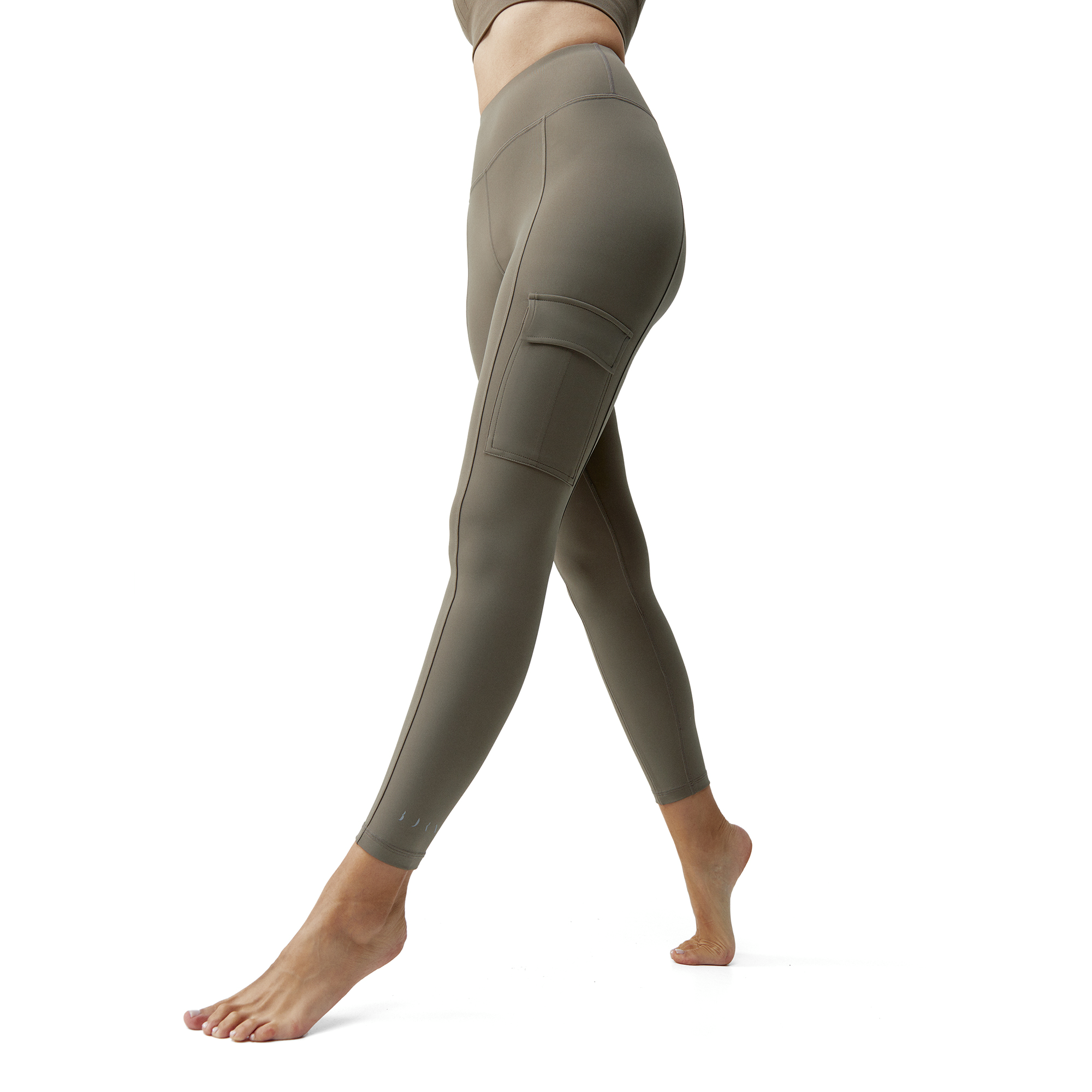 CARGO - Legging cargo avec poches | Marron
