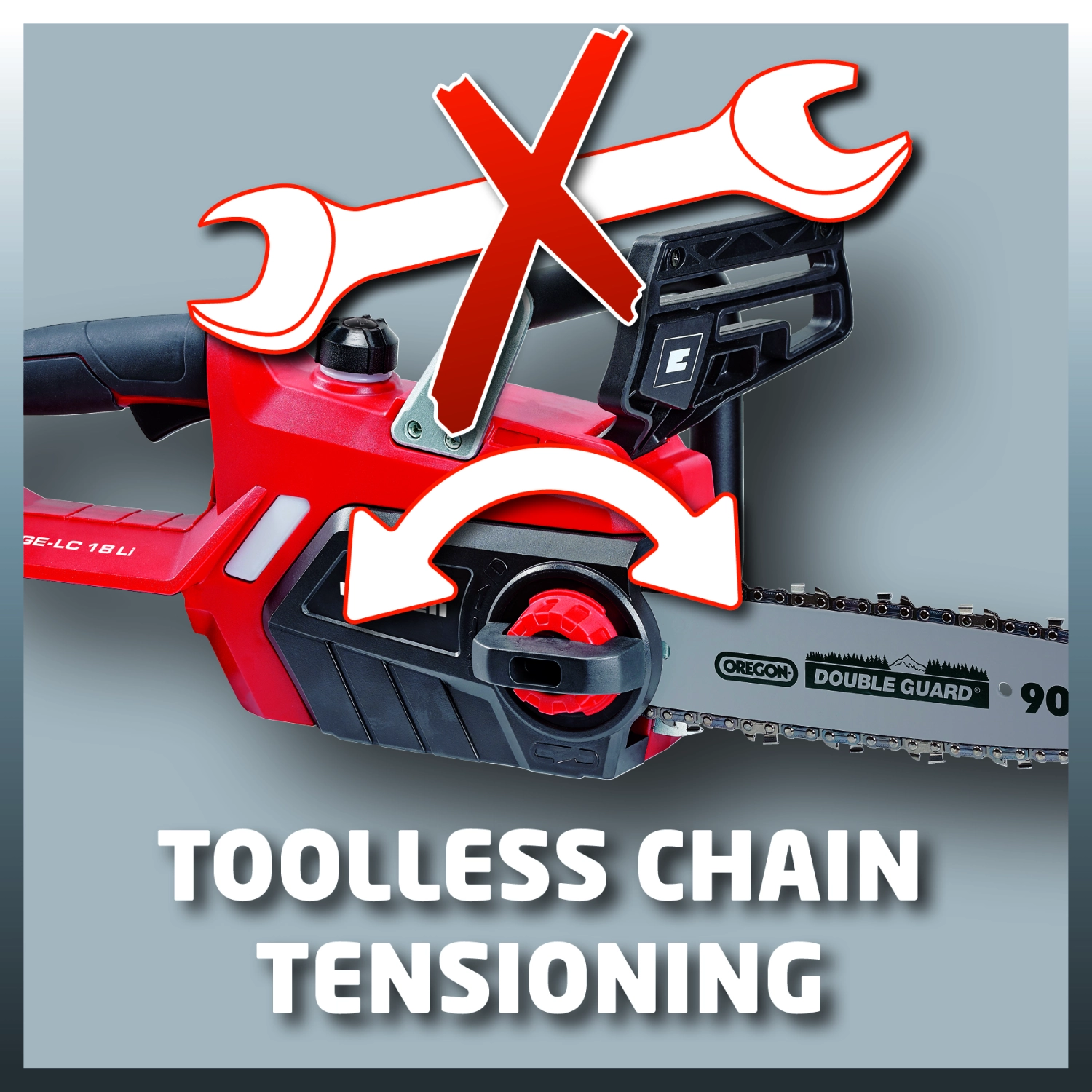 Einhell GE-LC 18 Li SOLO Accu Kettingzaag - 18V - 250mm - Body