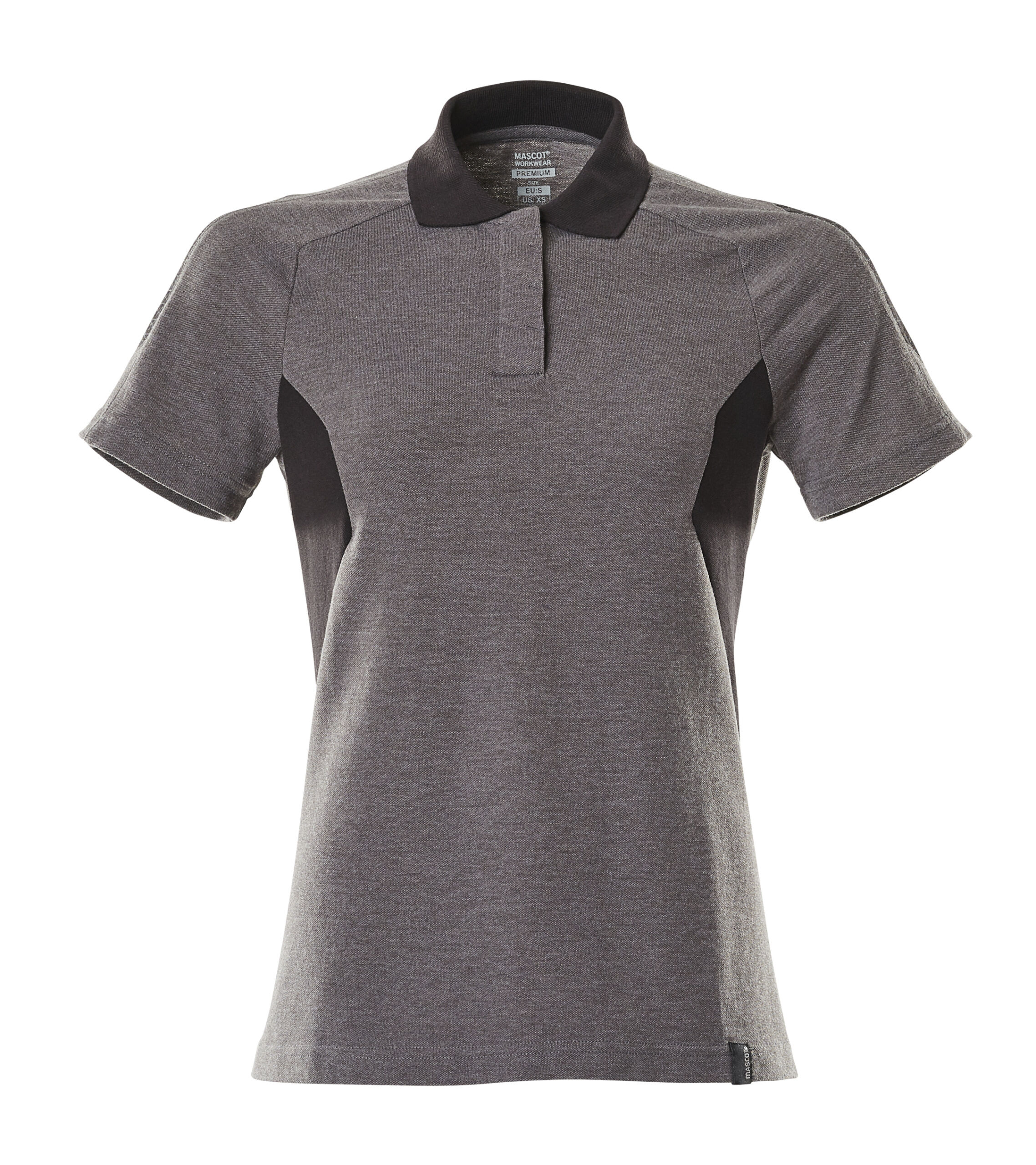 Mascot Accelerate Dames - Poloshirt - Antraciet/Zwart - XS