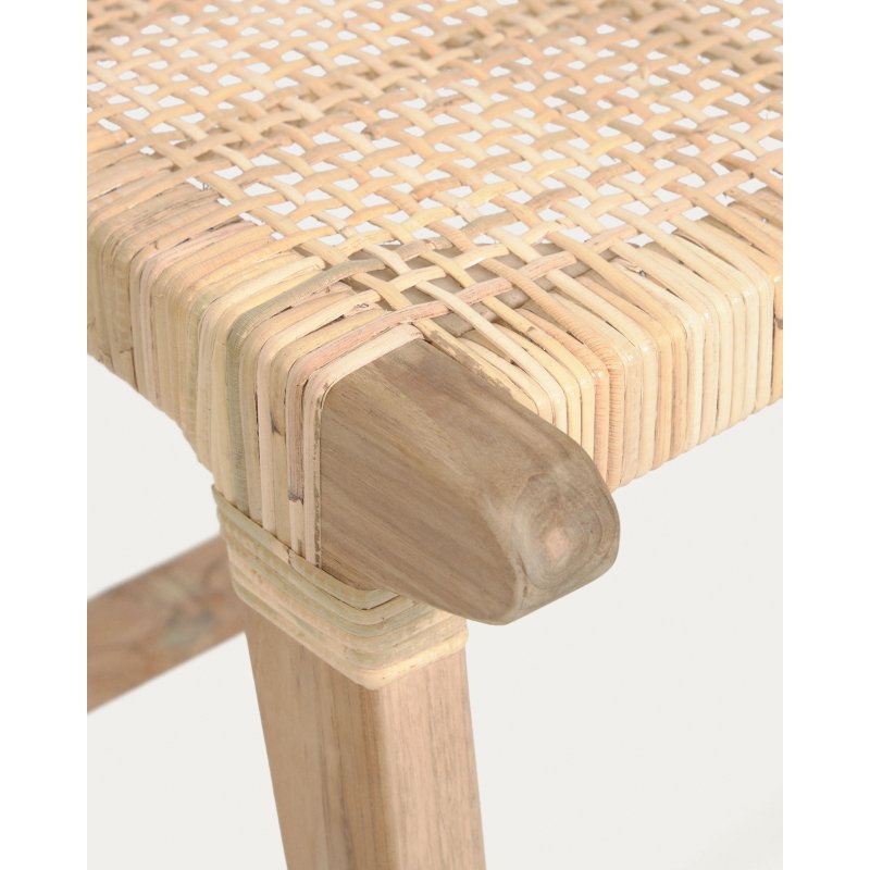 Banc Beida bois massif de tek 120 cm