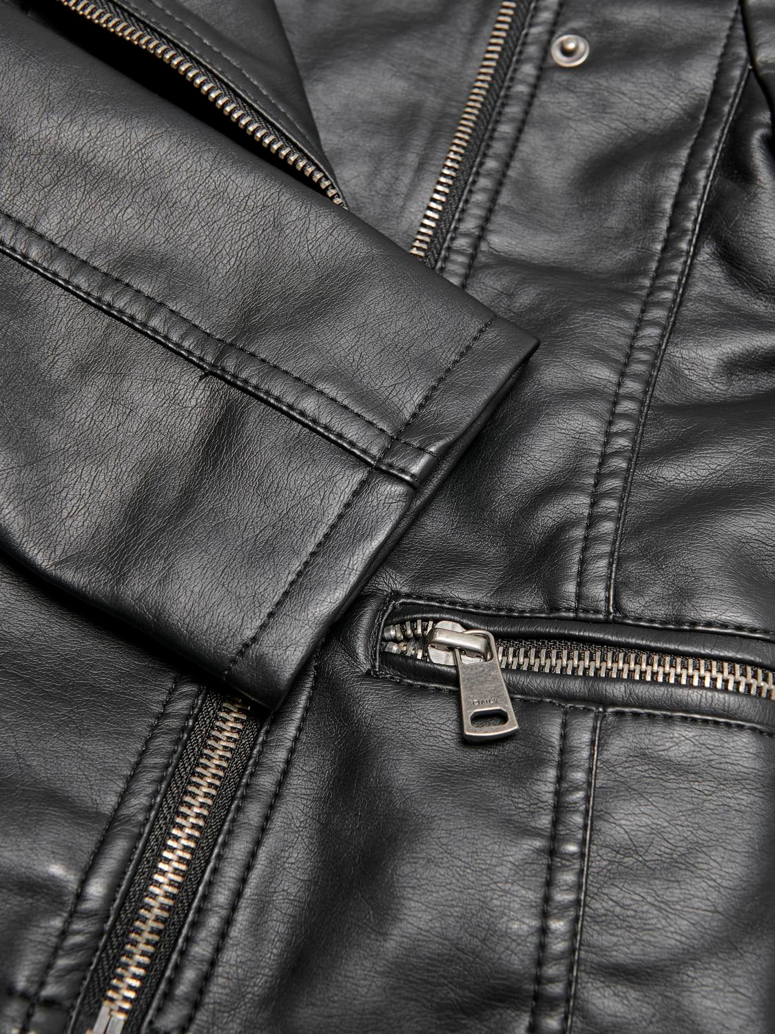 KOGFREYA Kunstlederjacke Black