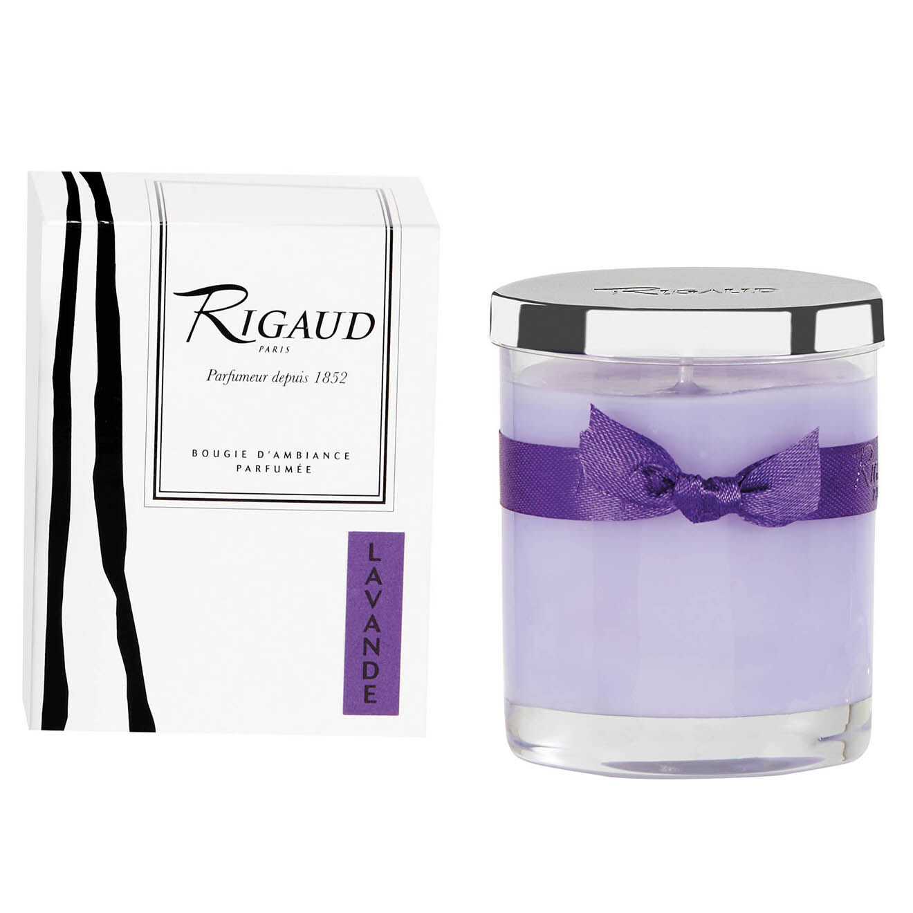 Rigaud Bougie parfumée petit modèle Lavande Moderne - 1 mèche 28h