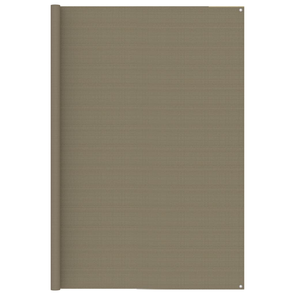 Tapete de acampamento Vidaxl Taupe