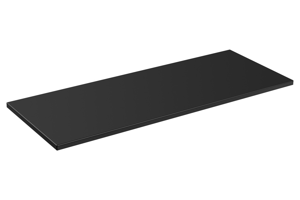Comad Adele Black FSC wastafel toppaneel 80cm zwart mat