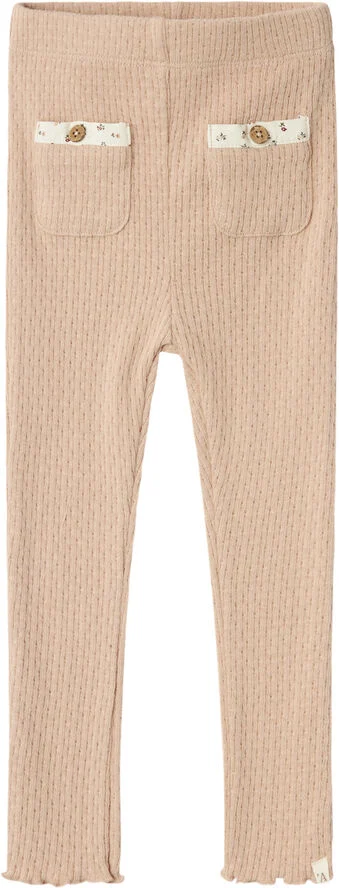 Lil' Atelier NMFREA SLIM LEGGING LIL Rugby tan