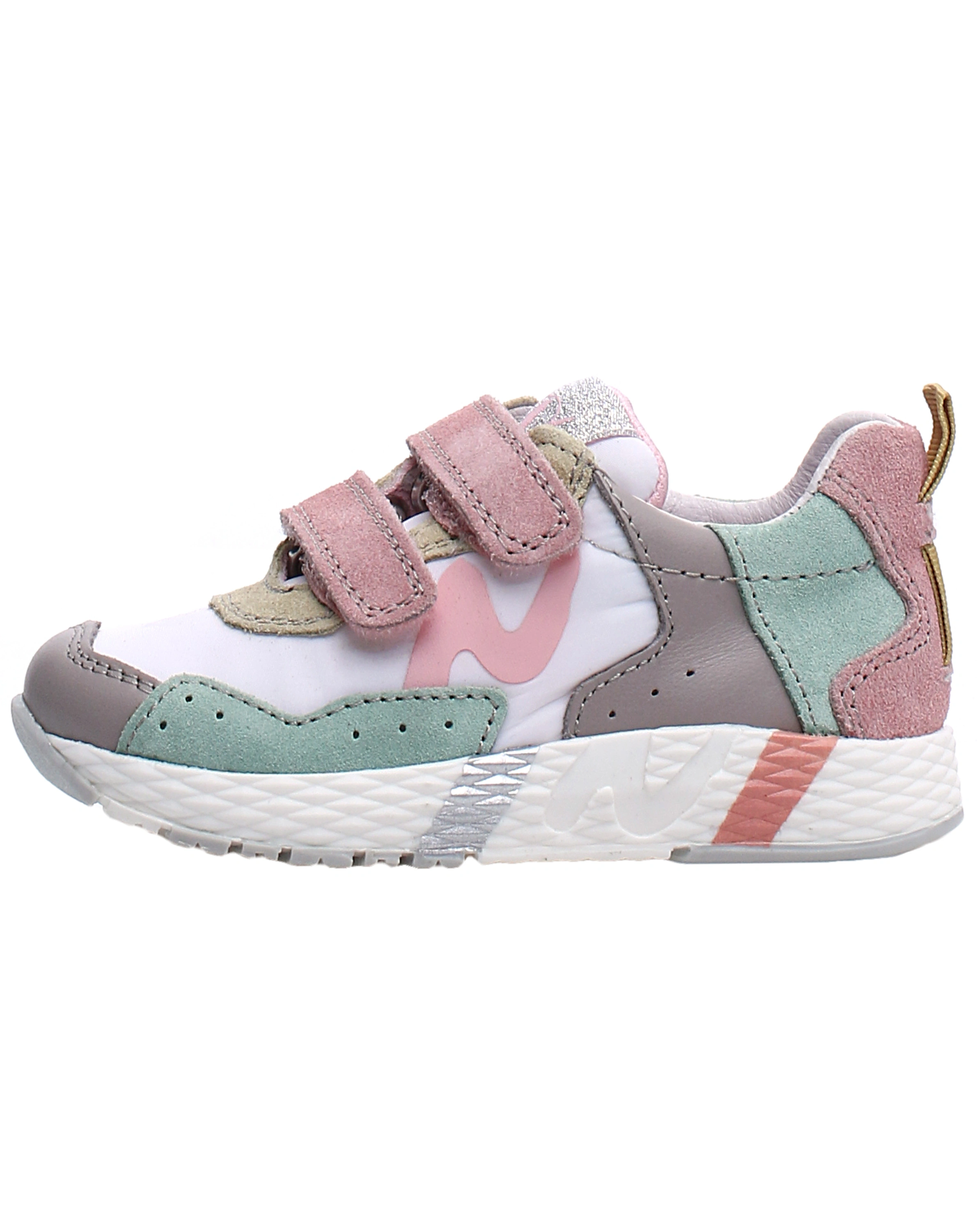 Klett-Halbschuhe METEOR in grau/rosa