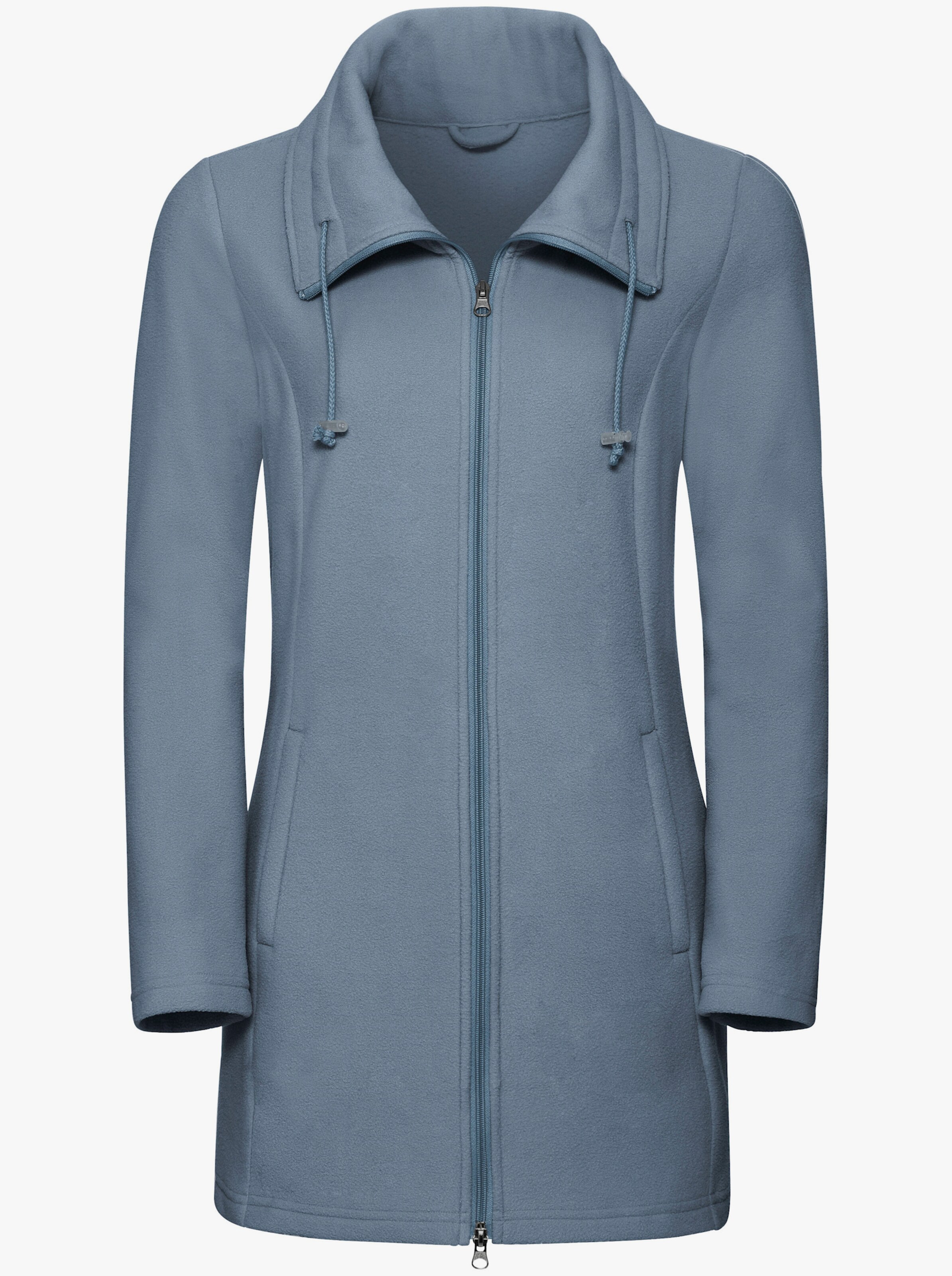 Fleecejacke mit 2-Wege-Reißverschluss