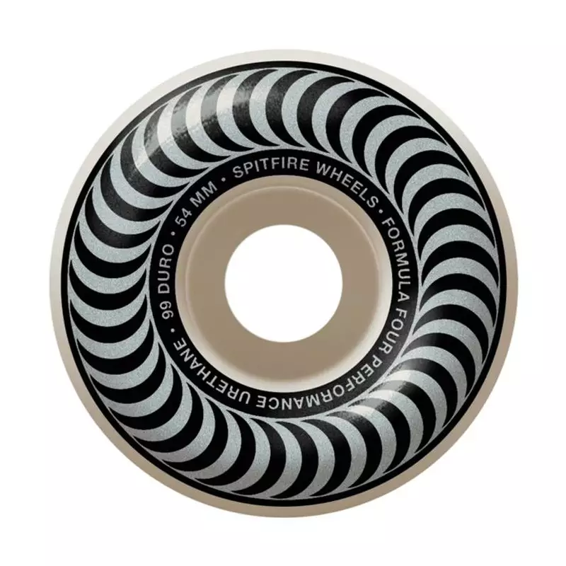 Roues skate SPITFIRE (x4) F4 Classics Blanc 99D 54mm