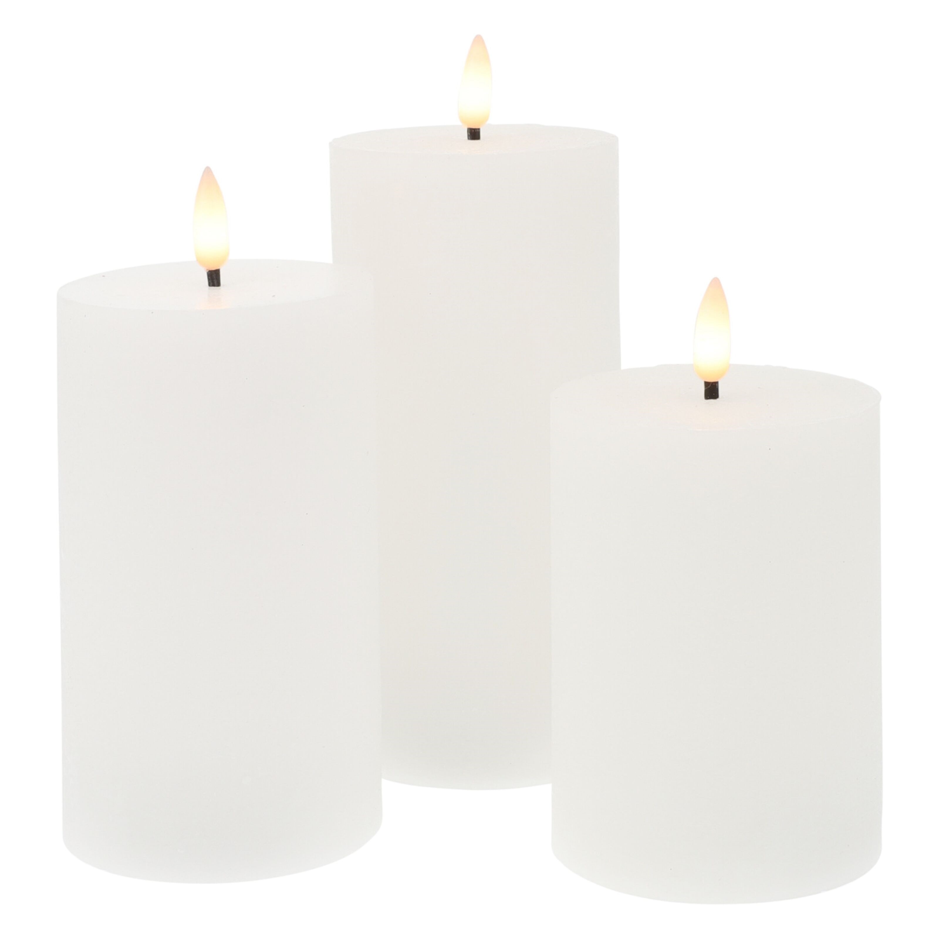 Kubbelys med fjernkontroll 3-pk.